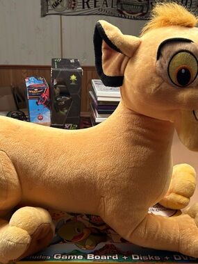 Vintage 2002 Disney Plush Simba Lion